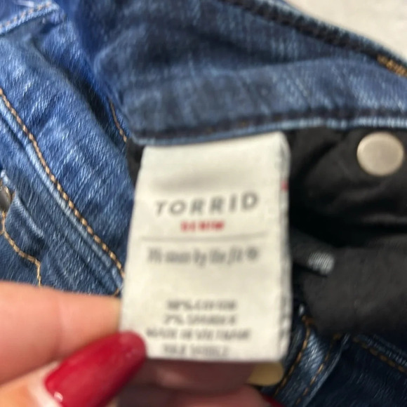 Torrid Relaxed Bootcut Denim Jeans 16R stretch - Picture 7 of 8